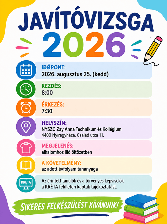 Javítóvizsga 2026