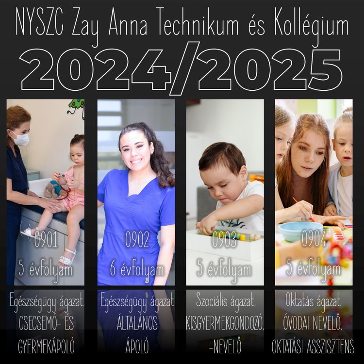 Képzéseink a 2024/2025. tanévtől